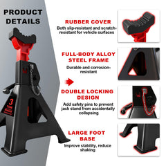 SENKEYFE rubber top close-up protecting vehicle frame and preventing scratches