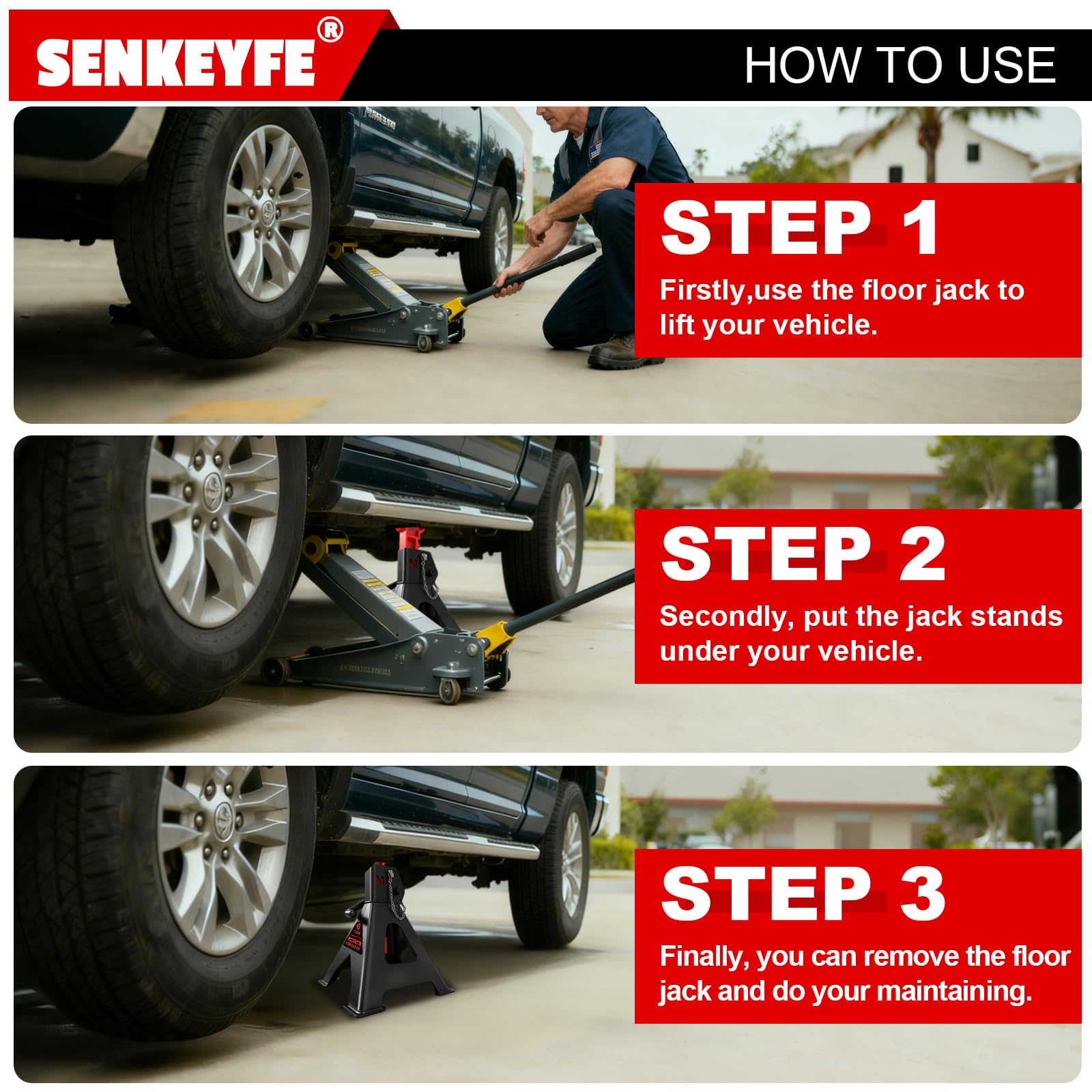 SENKEYFE compact storage arrangement and portability for garage use