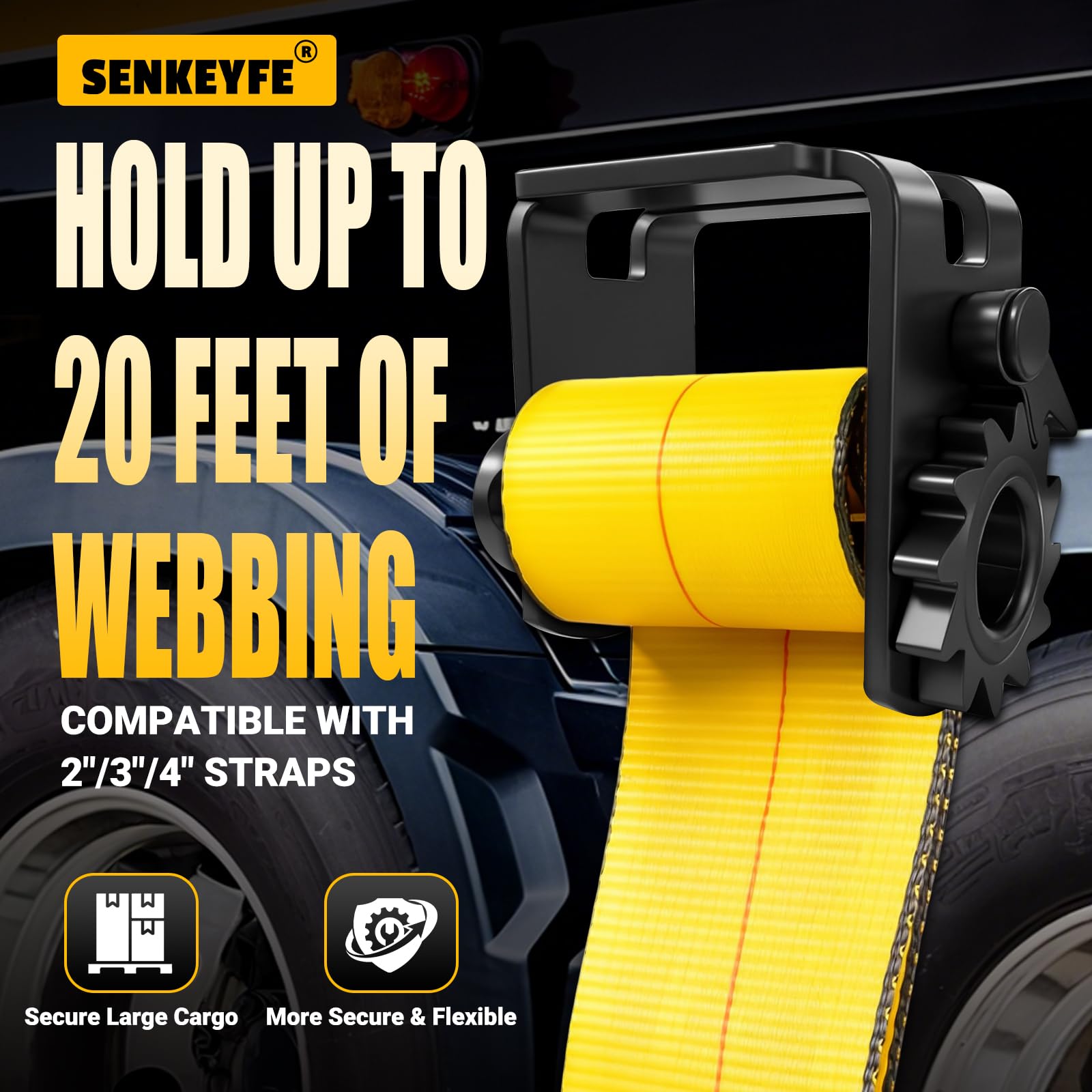 SENKEYFE powder-coated finish detail showing corrosion resistance for long life