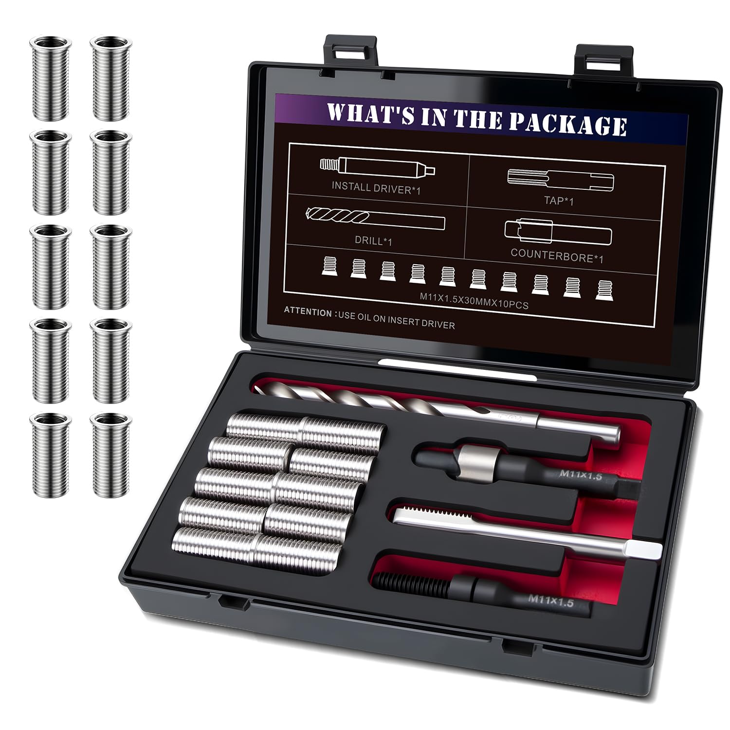 SENNMONN kit front layout showing all components for quick identification and portability