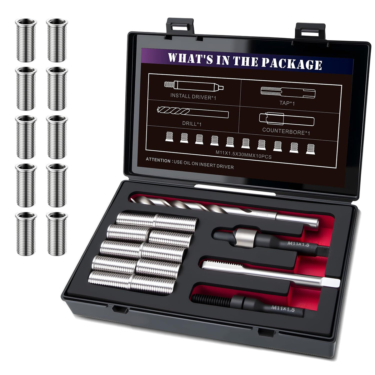 SENNMONN kit front layout showing all components for quick identification and portability