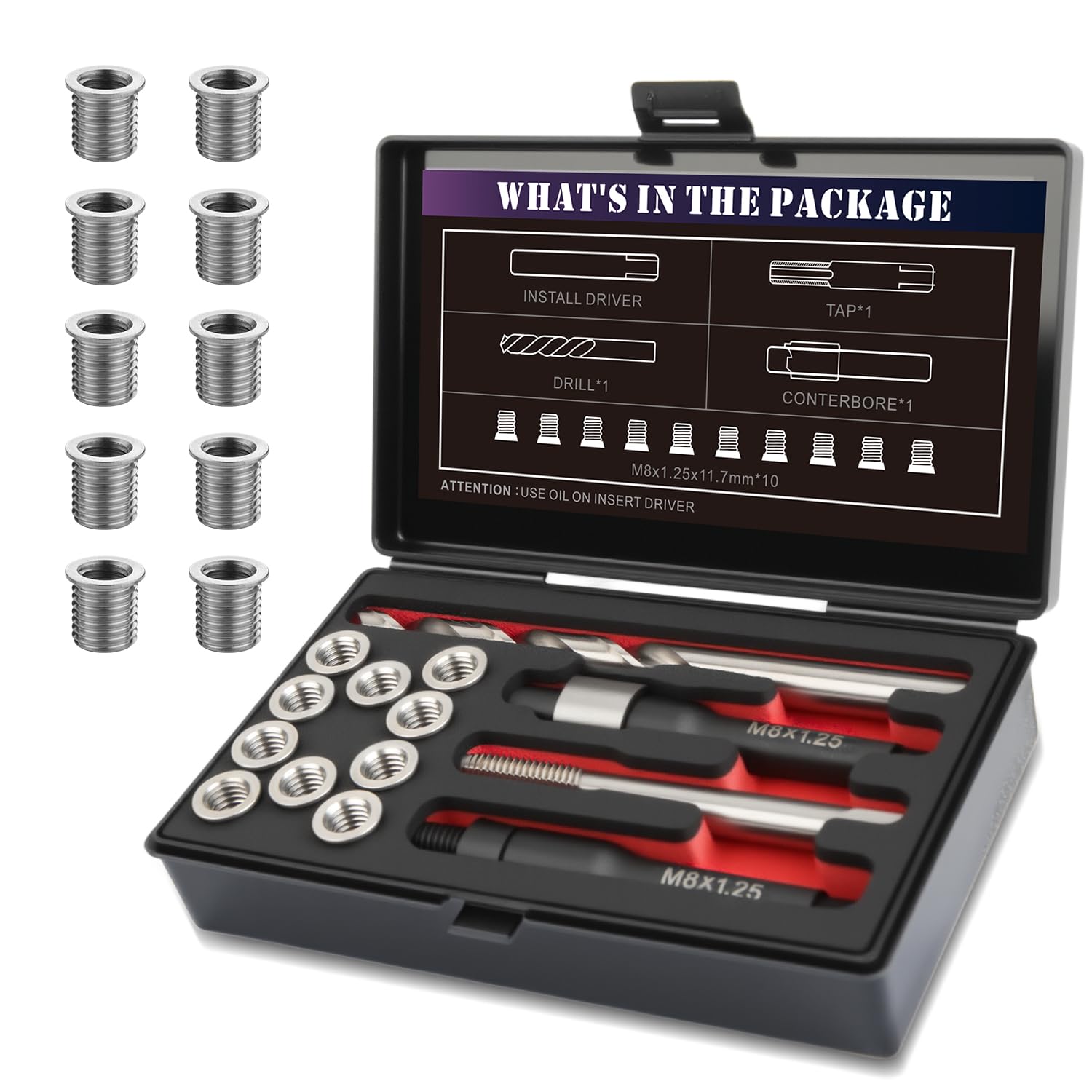 SENNMONN kit layout showing all components for quick identification and complete repairs