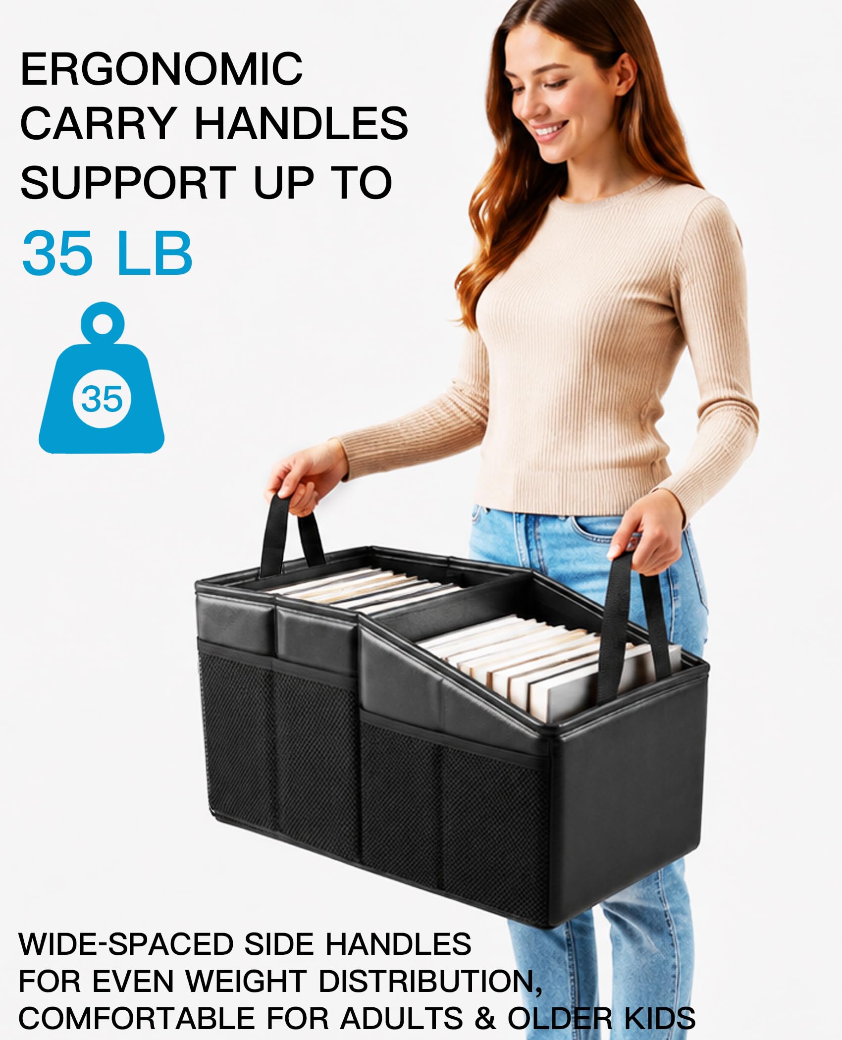 SenronKalm side handle used to carry organizer for convenient portability