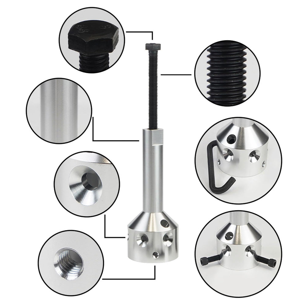 Sensible Products detail of four pull rods delivering balanced pressure to protect blades