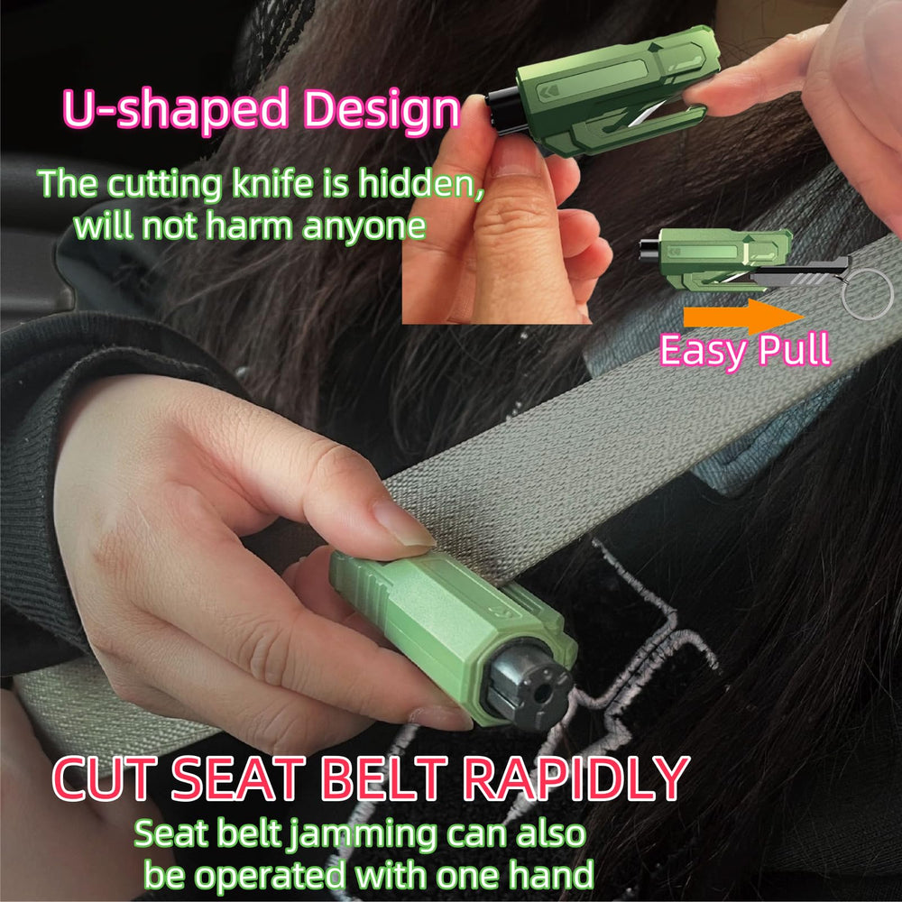 Seoulish keychain held in hand to show compact size and portability