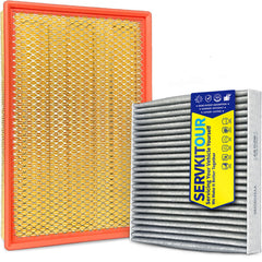 SERVKITOUR front packaging showing both filters and clear part fitment benefit