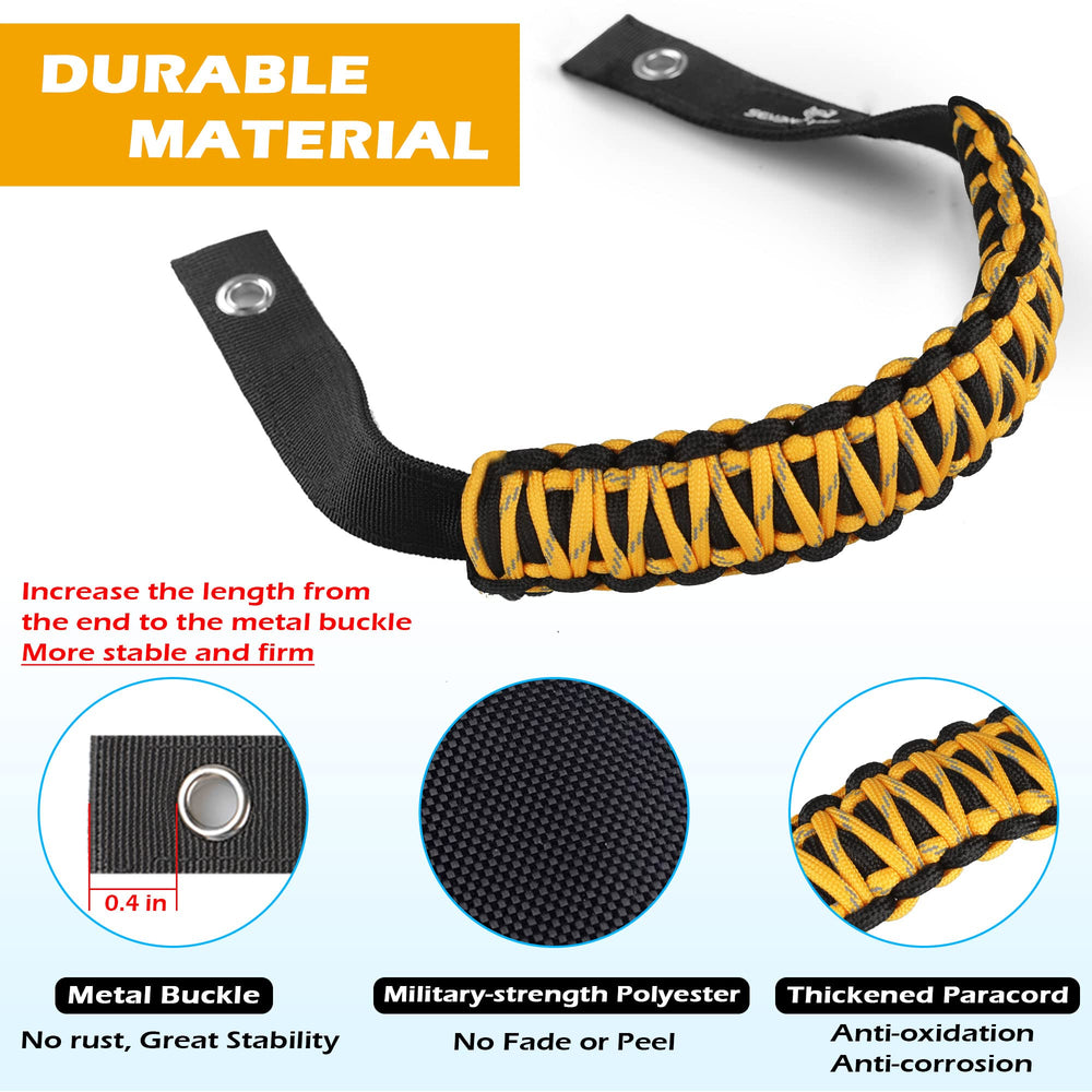 SEVEN SPARTA metal buckle and grommet detail highlighting secure attachment benefit