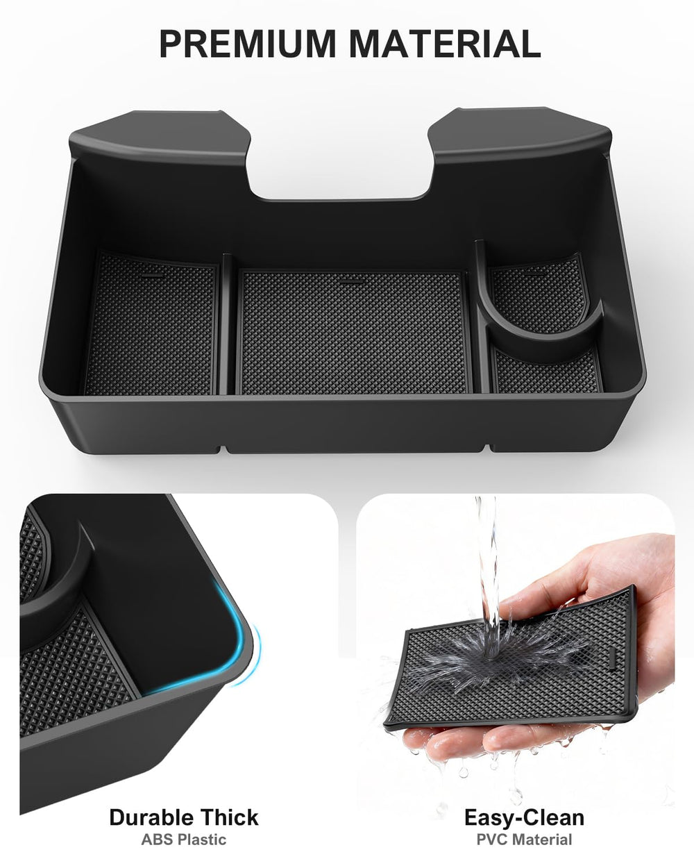 SEVEN SPARTA installed in truck console demonstrating tool-free quick fit
