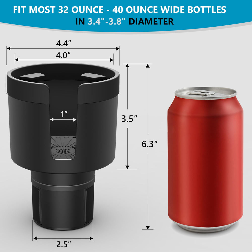 SEVEN SPARTA lifestyle dashboard shot showing secure tumbler use
