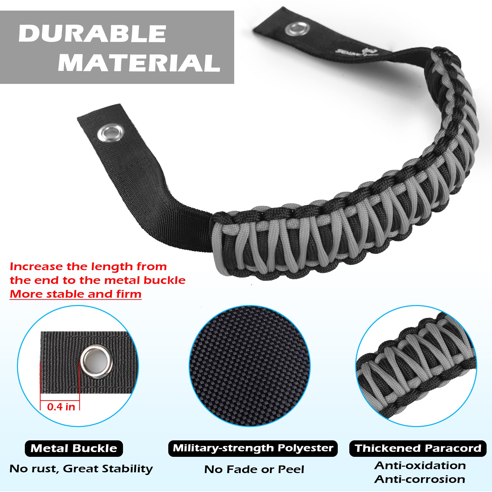SEVEN SPARTA rear handle in use aiding passenger stability on trails