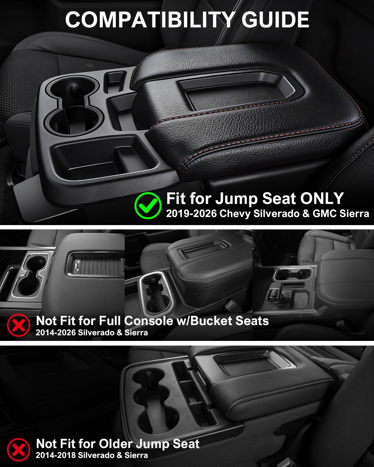 SEVEN SPARTA top-down of console showing organized compartments for reachability