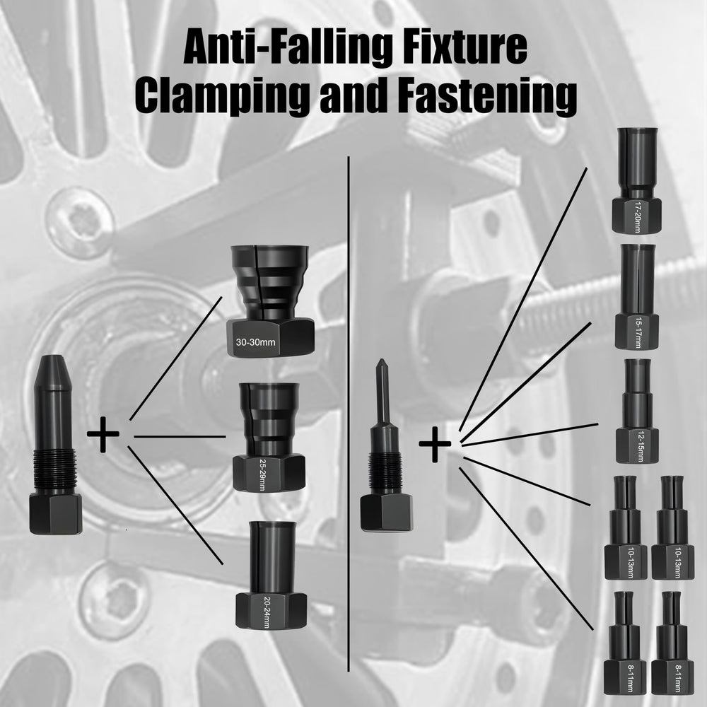 SGT SUPER GARAGE TOOLS slide hammer in use removing a bearing from a wheel hub safely and efficiently