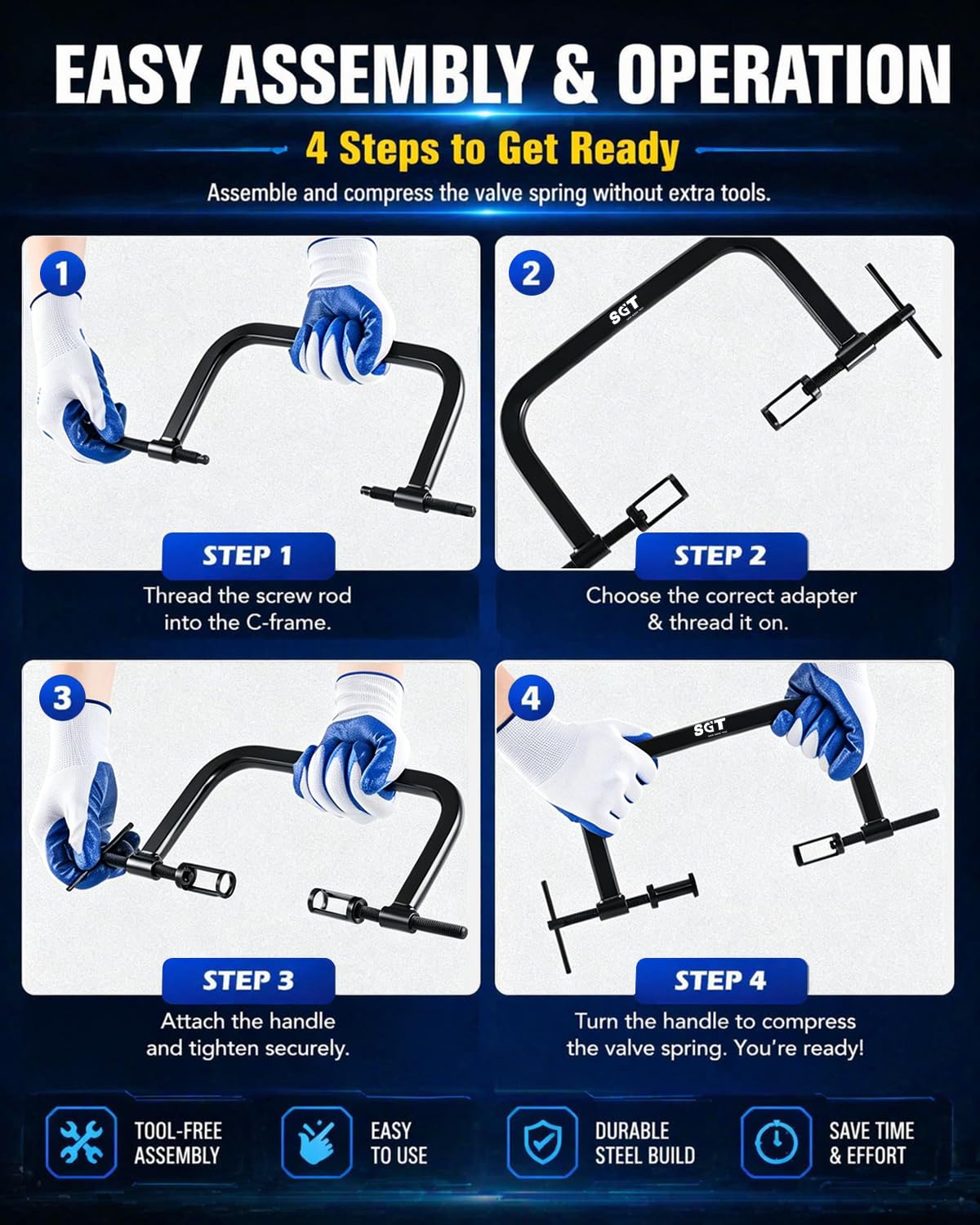 SGT SUPER GARAGE TOOLS retractable magnetic pickup tool enabling fast keeper retrieval