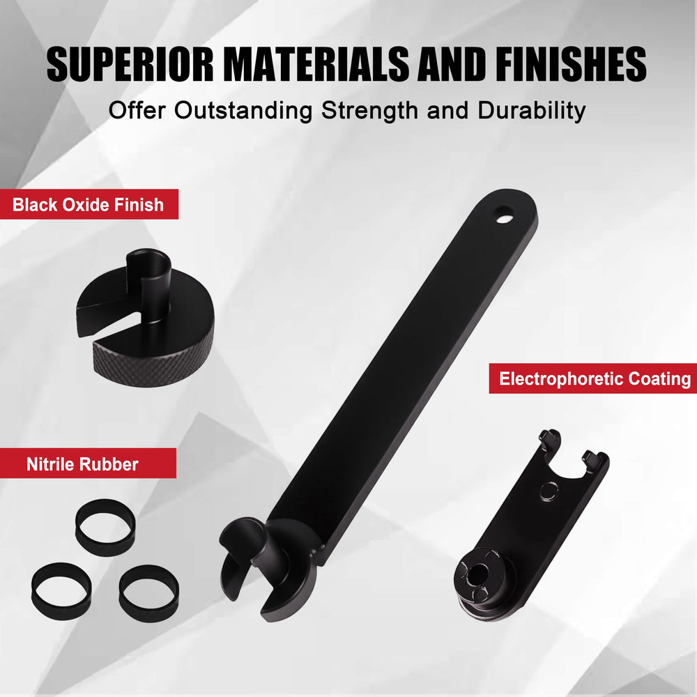 SGT SUPER GARAGE TOOLS hand holding a tool shows scale and ergonomic design