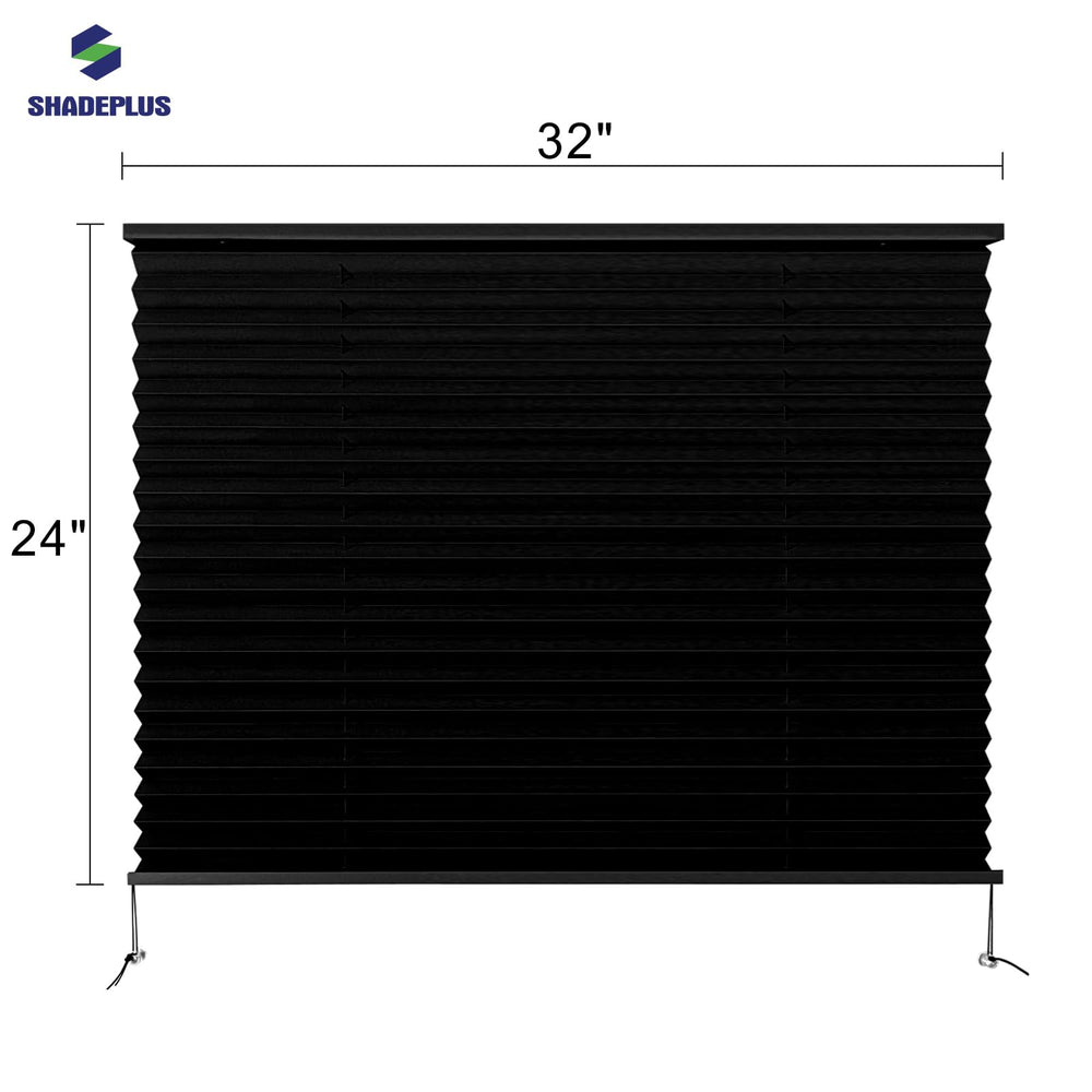 SHADEPLUS close-up of pleated fabric texture for durable light control
