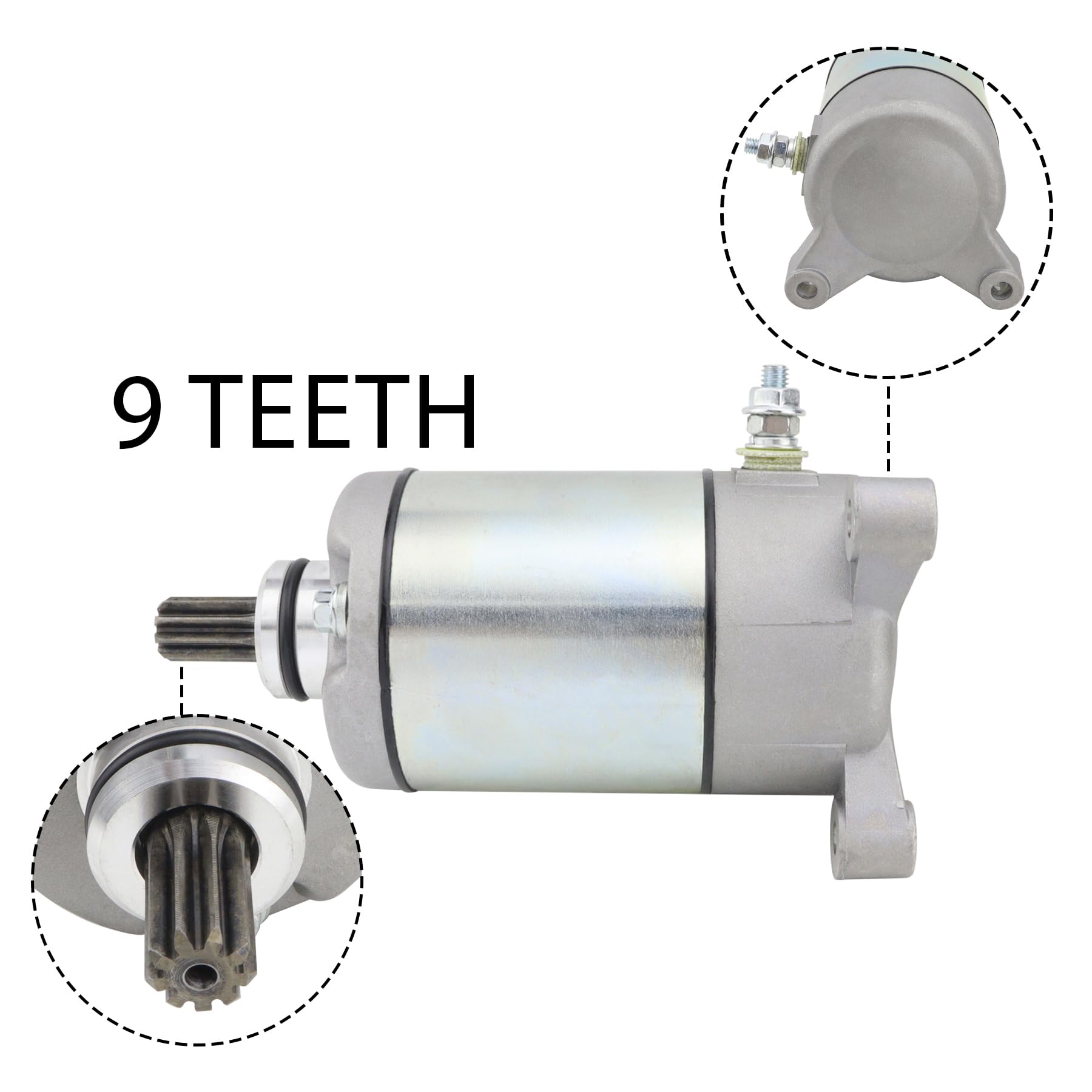 shamofeng starter side profile displaying compact design and easy fitment