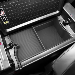 SHAOHAO front view of console insert showing neat top-tier storage