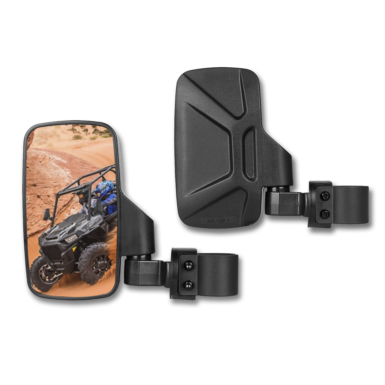 SHEJISI front-mounted mirror shows wide-field view and safer driving