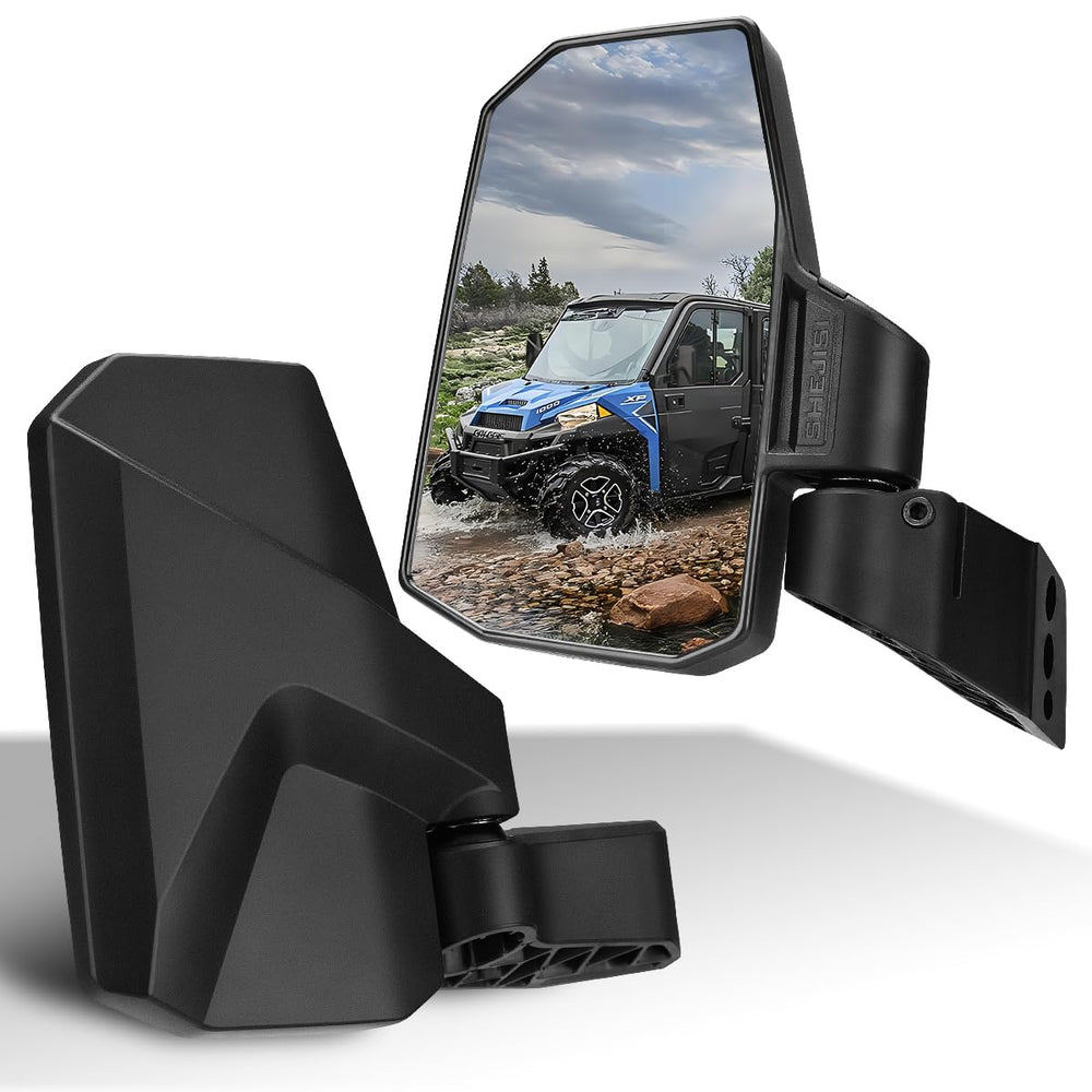 SHEJISI front view of mirror set showing fit and durable design benefit