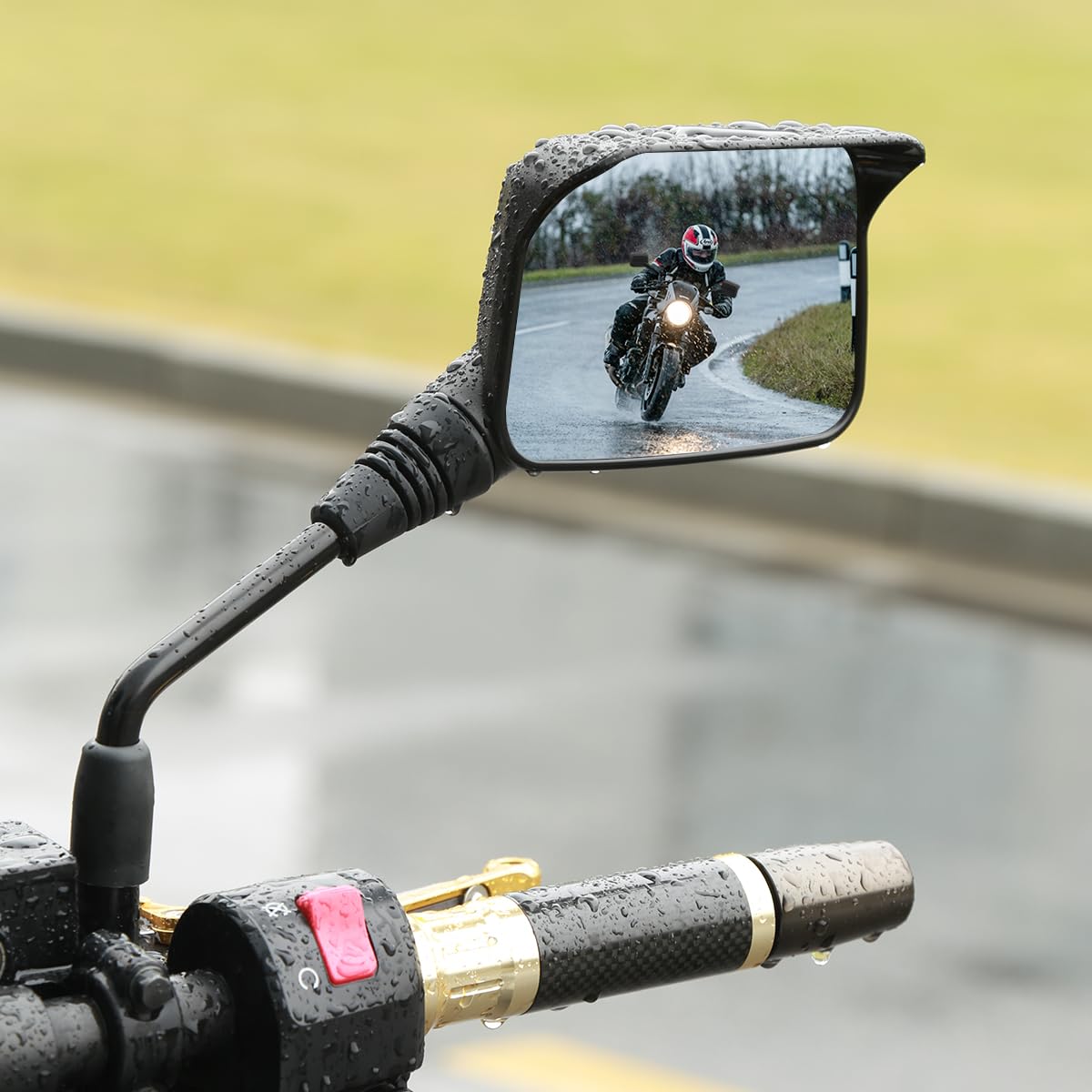 SHEJISI lifestyle shot on ATV improving road awareness