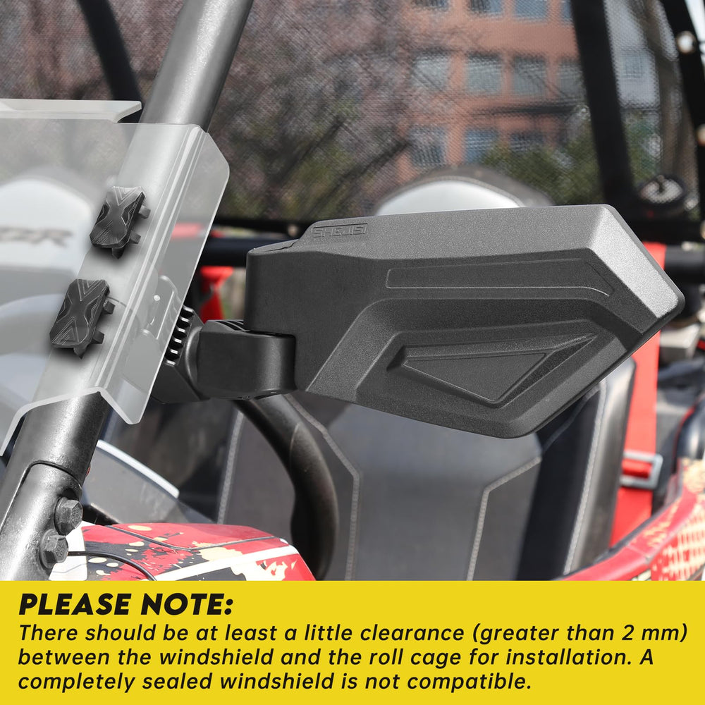 SHEJISI convex glass detail improving rear visibility and anti-glare