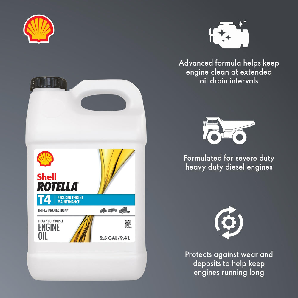 Shell Rotella pour spout detail demonstrating easy handling and spill control