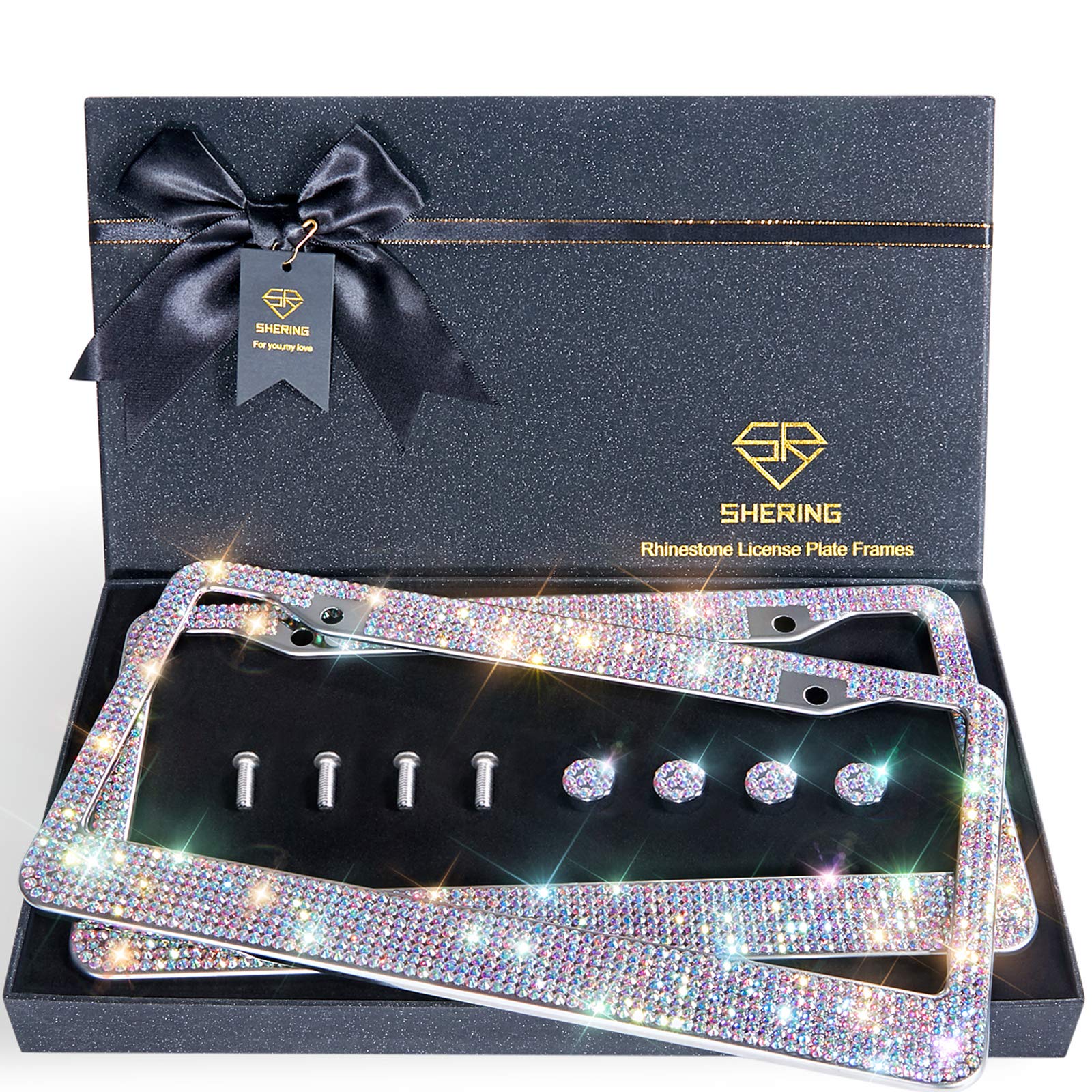 Shering front packaging box with two frames, shows gift-ready presentation and protection