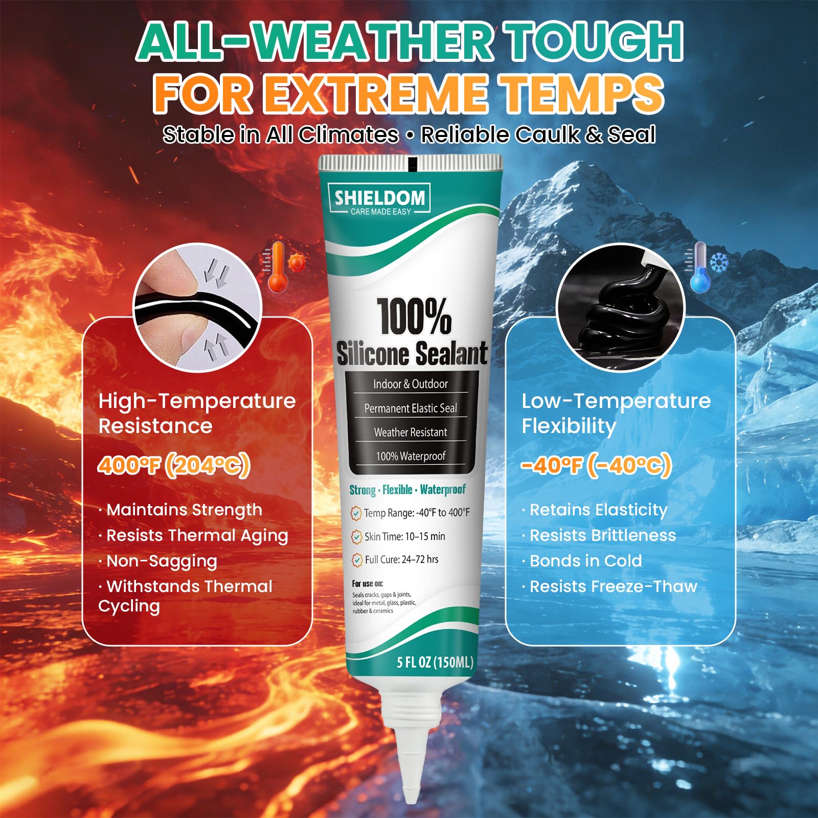 SHIELDOM used on vehicle door seam providing flexible, weatherproof bond