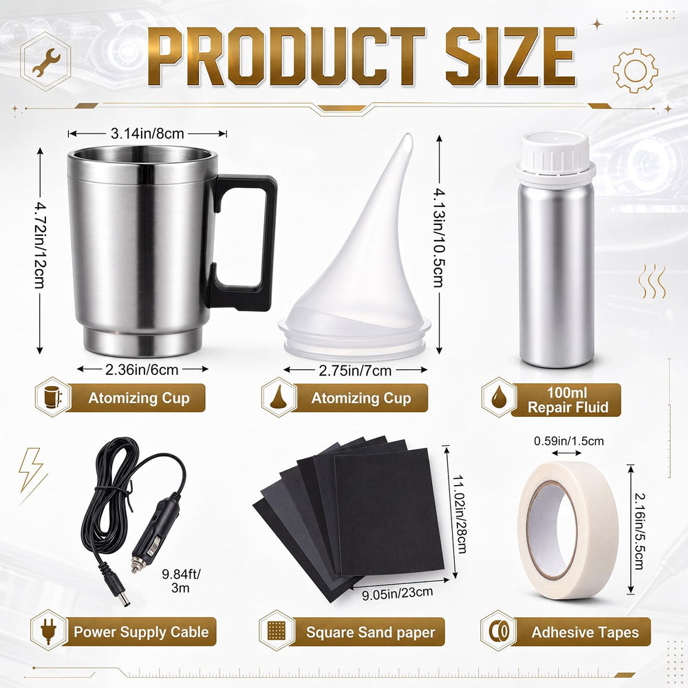 Shimeyao atomizer close-up highlighting nozzle and cap for even vapor application and precision