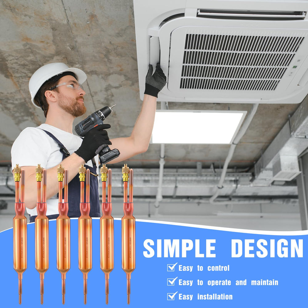 Shimeyao detail of the charging valve helping service access and easy refrigerant charging