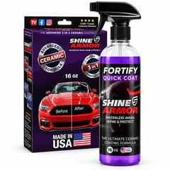 SHINE ARMOR bottle front label showing product identity and size