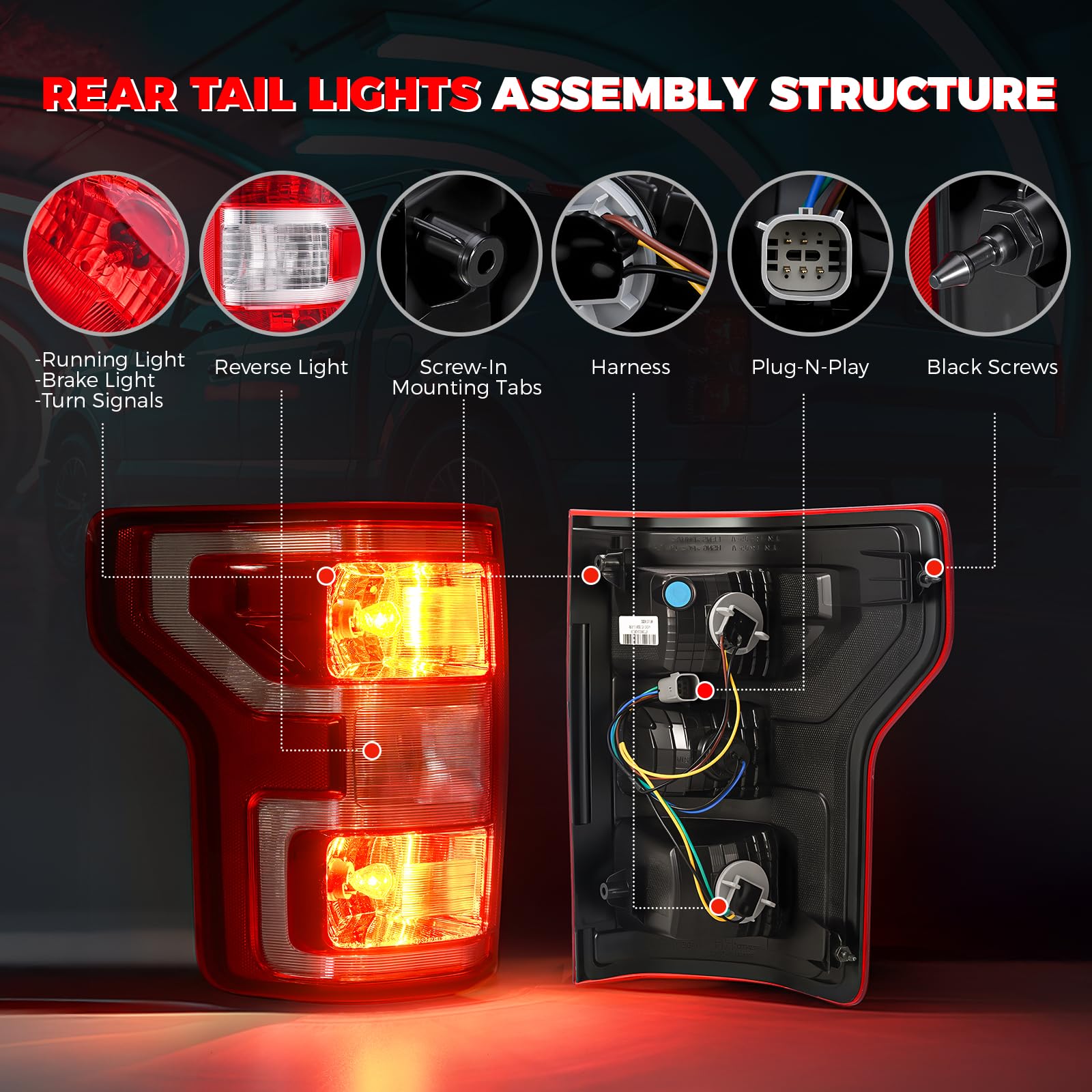 SHINEHOME bulbs installed detail demonstrating bright, reliable illumination