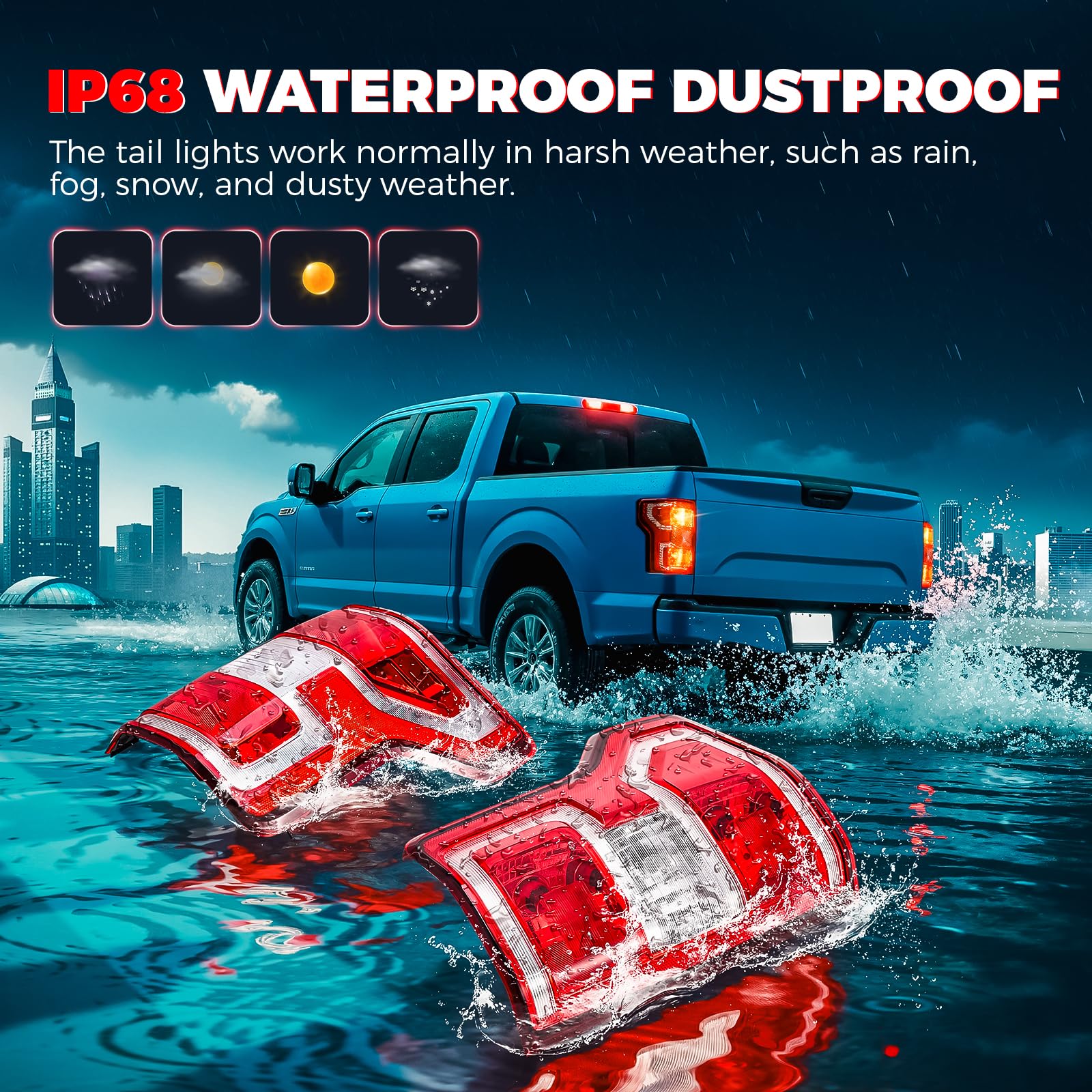 SHINEHOME weather seal closeup showing waterproofing for durability