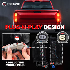 SHINEHOME installed driver-side on Silverado demonstrating bolt-on fit