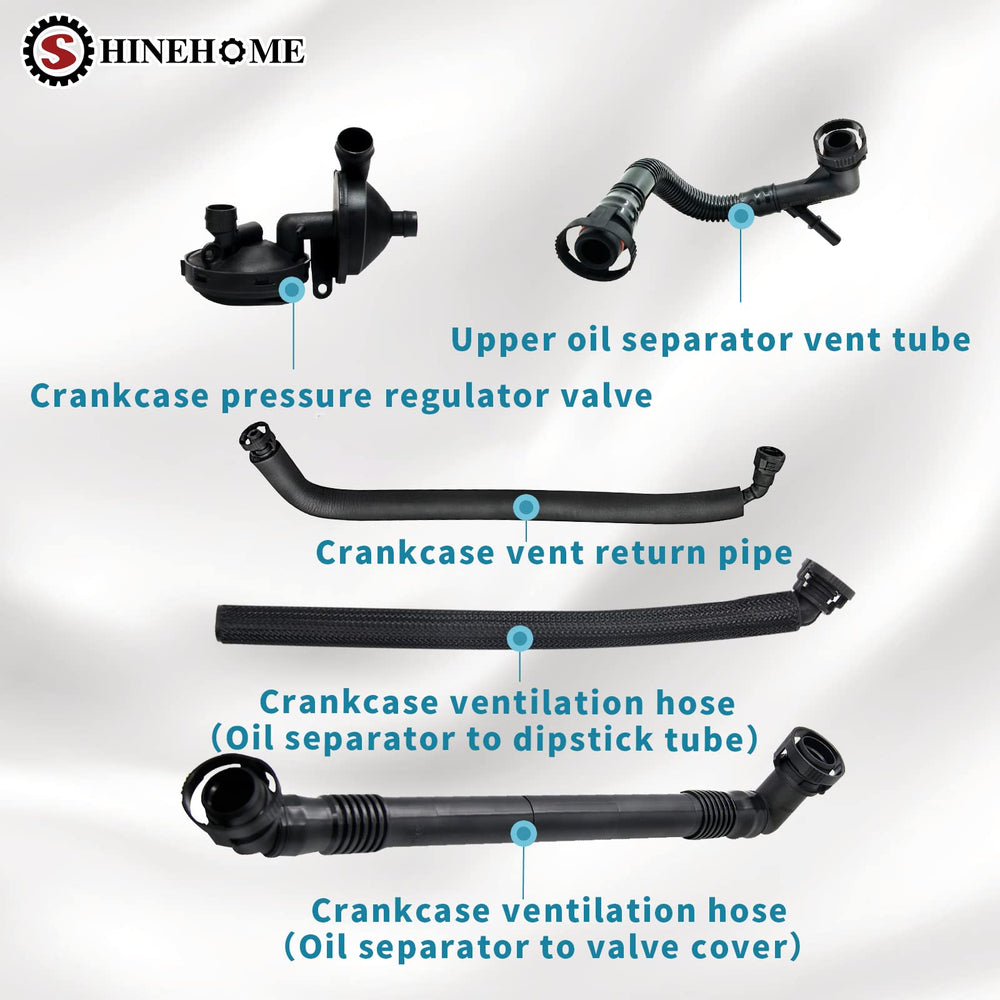 SHINEHOME full kit components laid out for easy identification