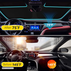 SHINEHOME sun shade installed inside Lexus NX demonstrating easy tool-free fit