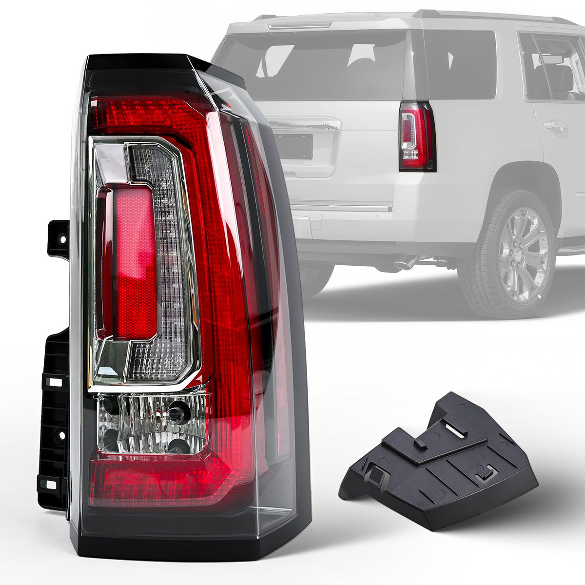 SHINEHOME right tail light front view showing fit and modern styling for visibility