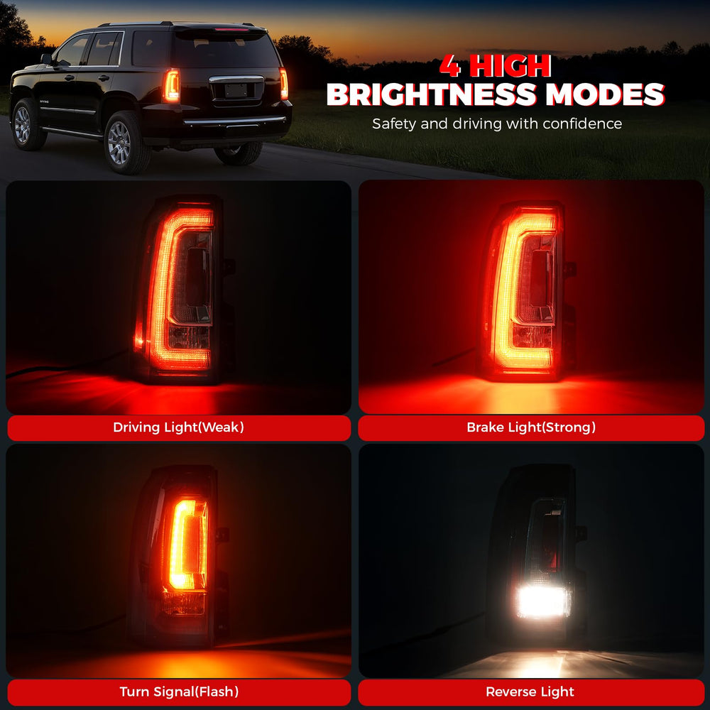 SHINEHOME tail light side profile showing fitment and durable housing benefit