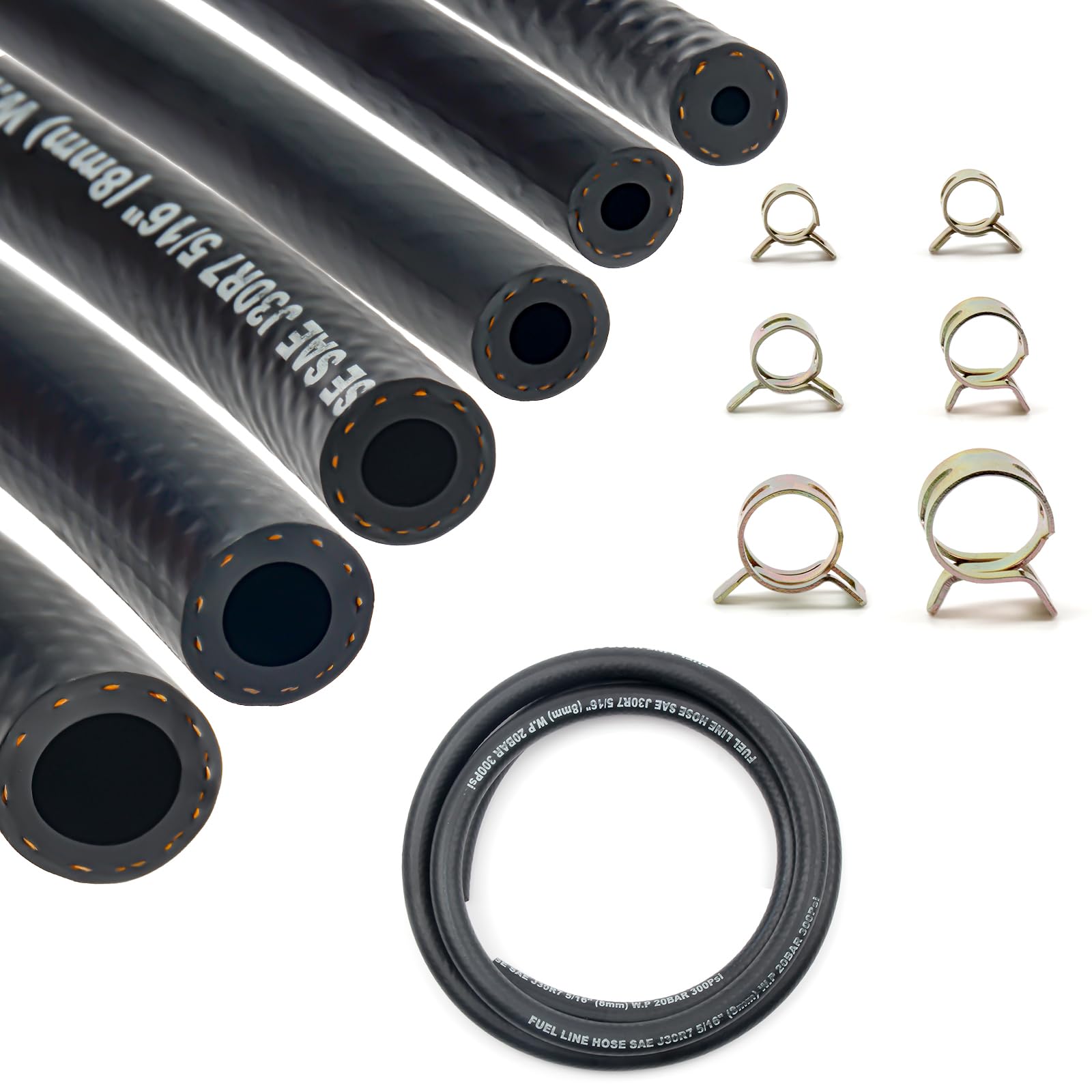 Shineyoo front packaging showing full 6-size hose kit and clamps, clear inventory benefit