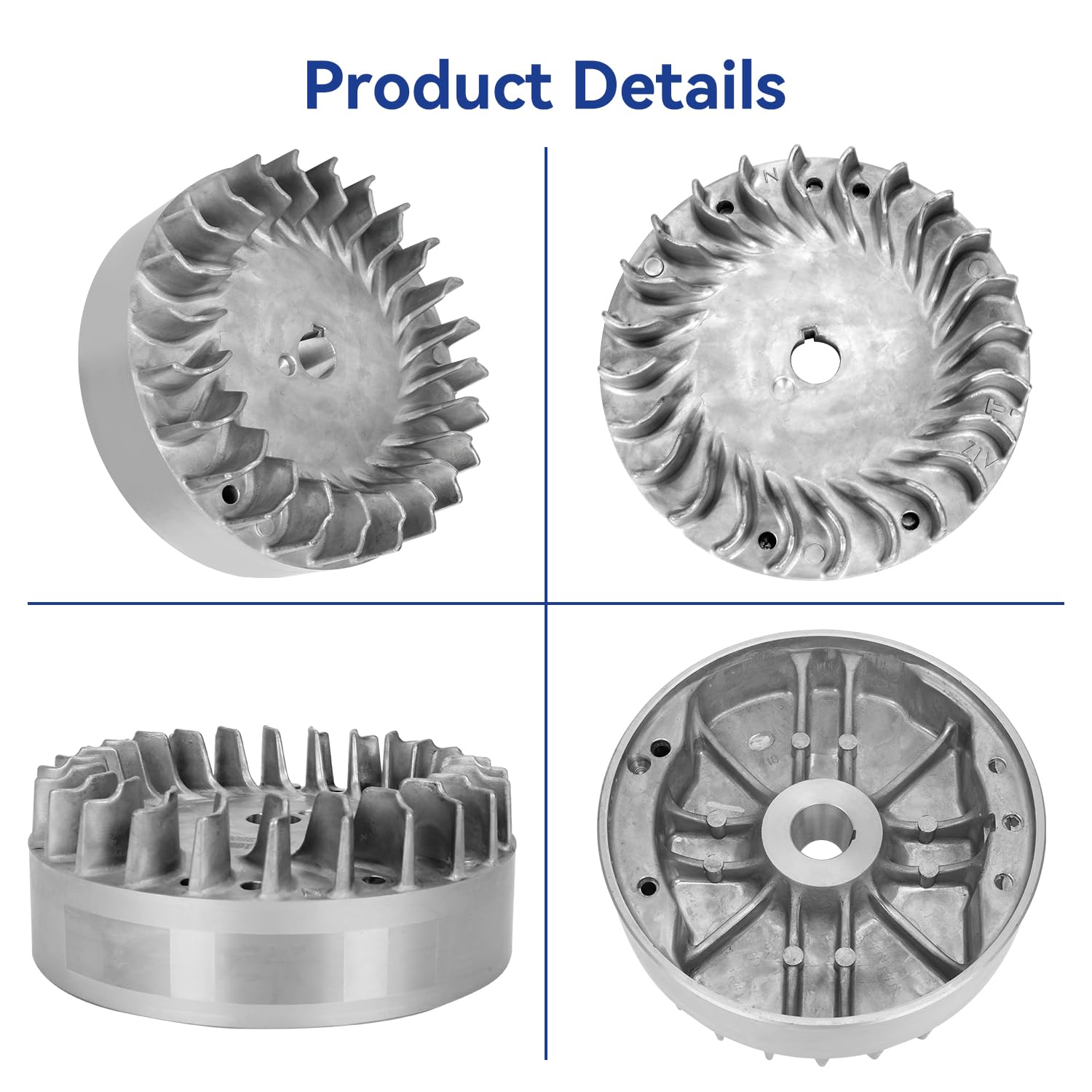 SHIQINHA flywheel on minibike illustrating performance upgrade in use