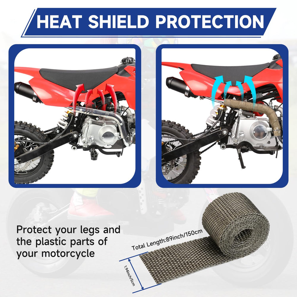 SHIQINHA included clip and screws hardware kit for no-weld installation