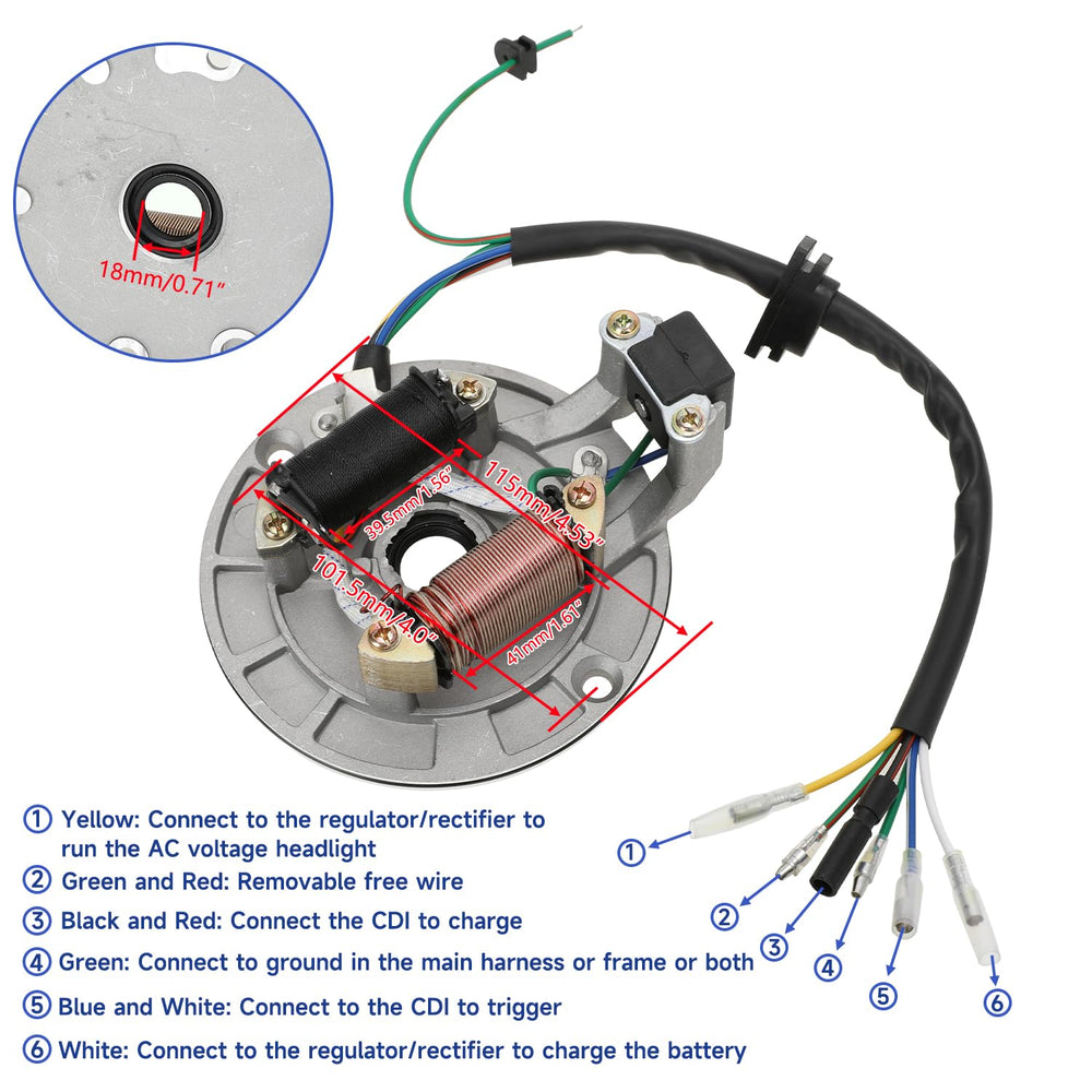SHIQINHA detail of mounting holes and label for precise bolt alignment advantage