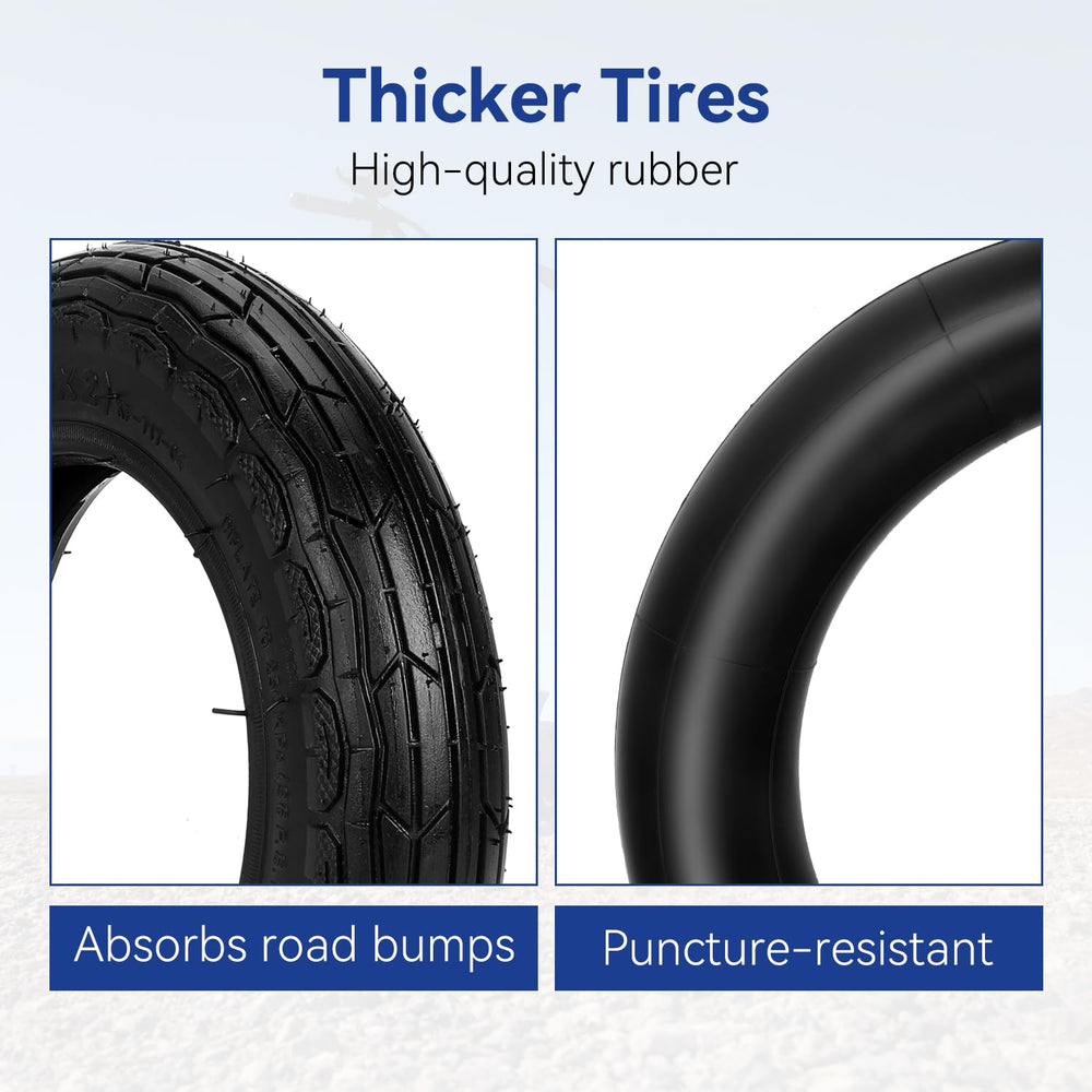 SHIQINHA sidewall thickness close-up showing reinforced rubber for puncture resistance
