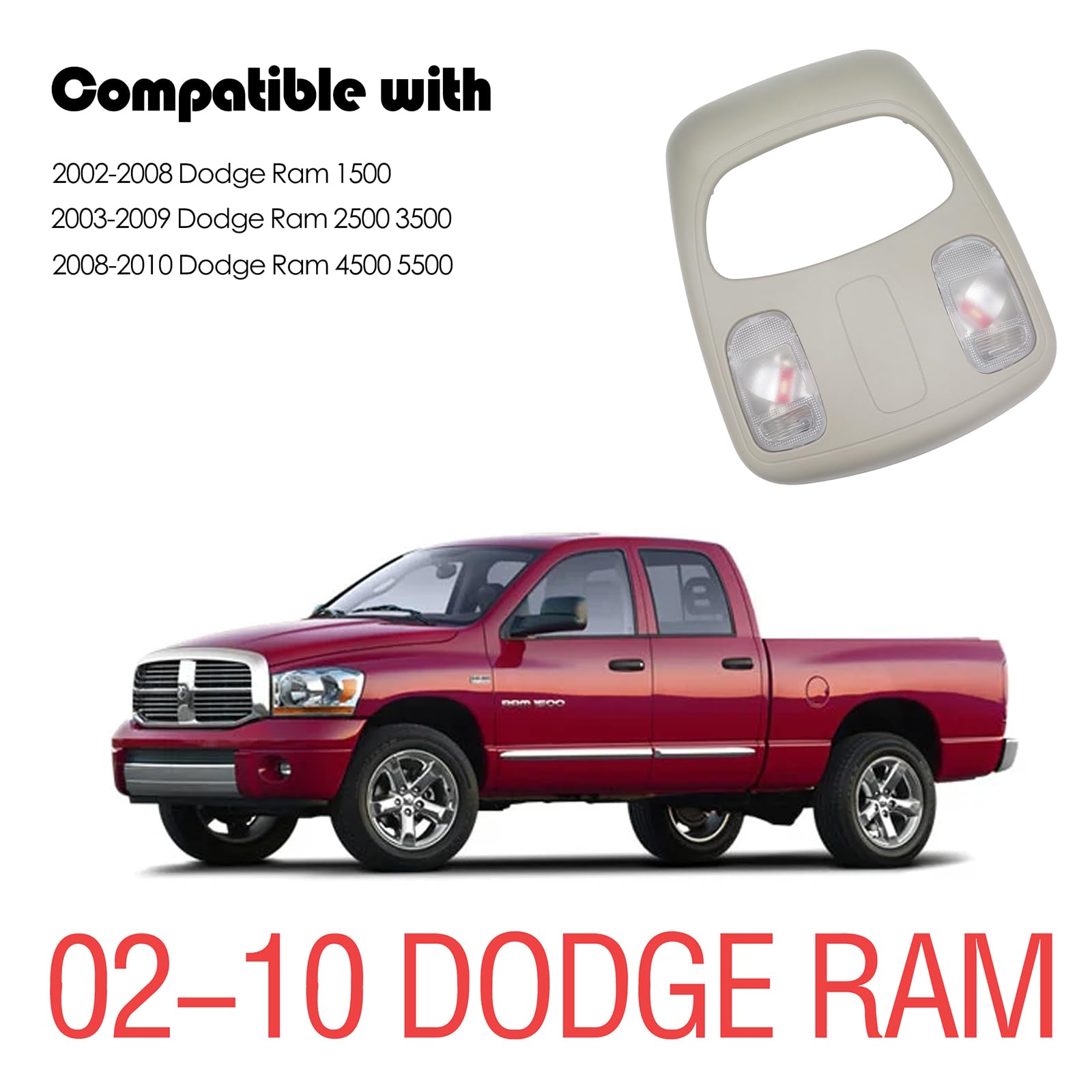 SHISHISHUN installed in Dodge Ram interior restoring original lighting and convenience