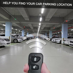 Shkalacar close-up of single remote with visible buttons for quick locking and unlocking