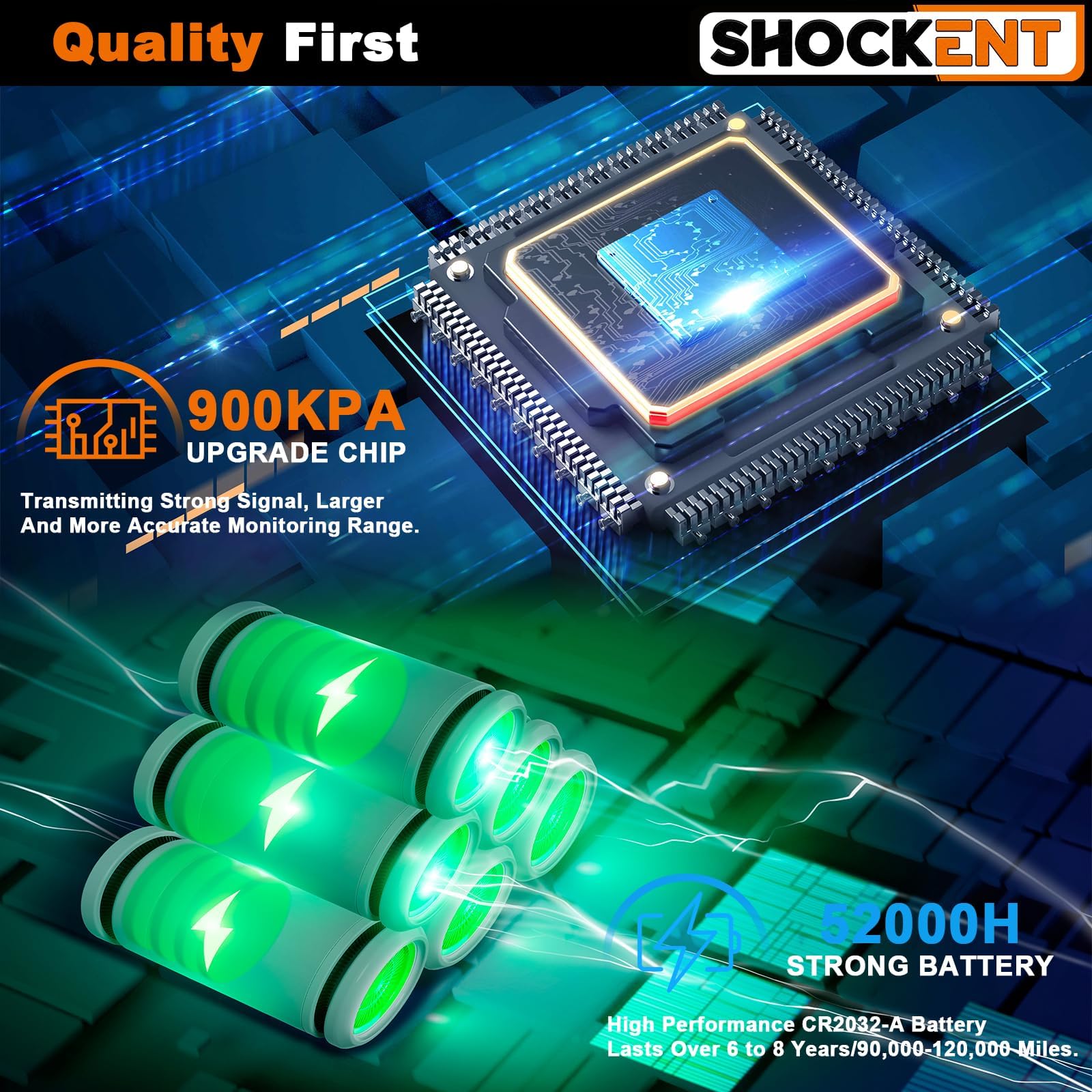 SHOCKENT sensor in salt and water spray indicating corrosion resistance and all-weather reliability
