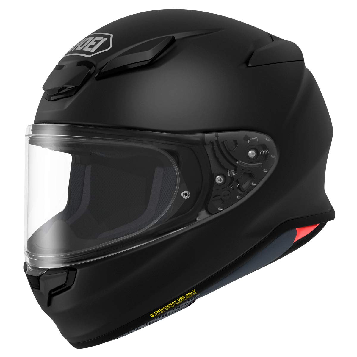 Shoei RF-1400 front view showing compact shell and aerodynamic advantage