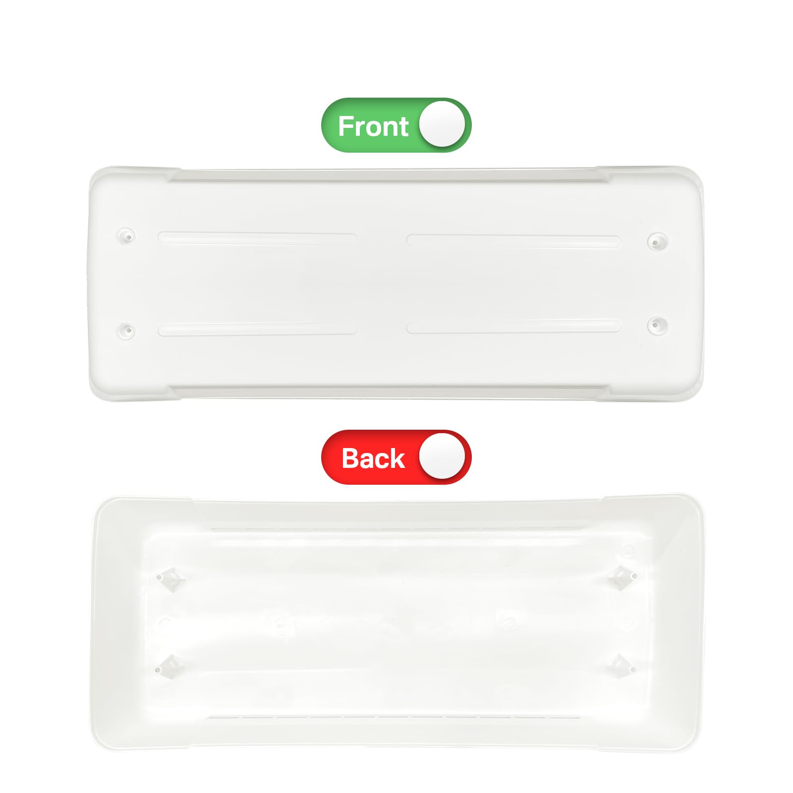 showingo vent cover with measuring tape showing correct size fit benefit