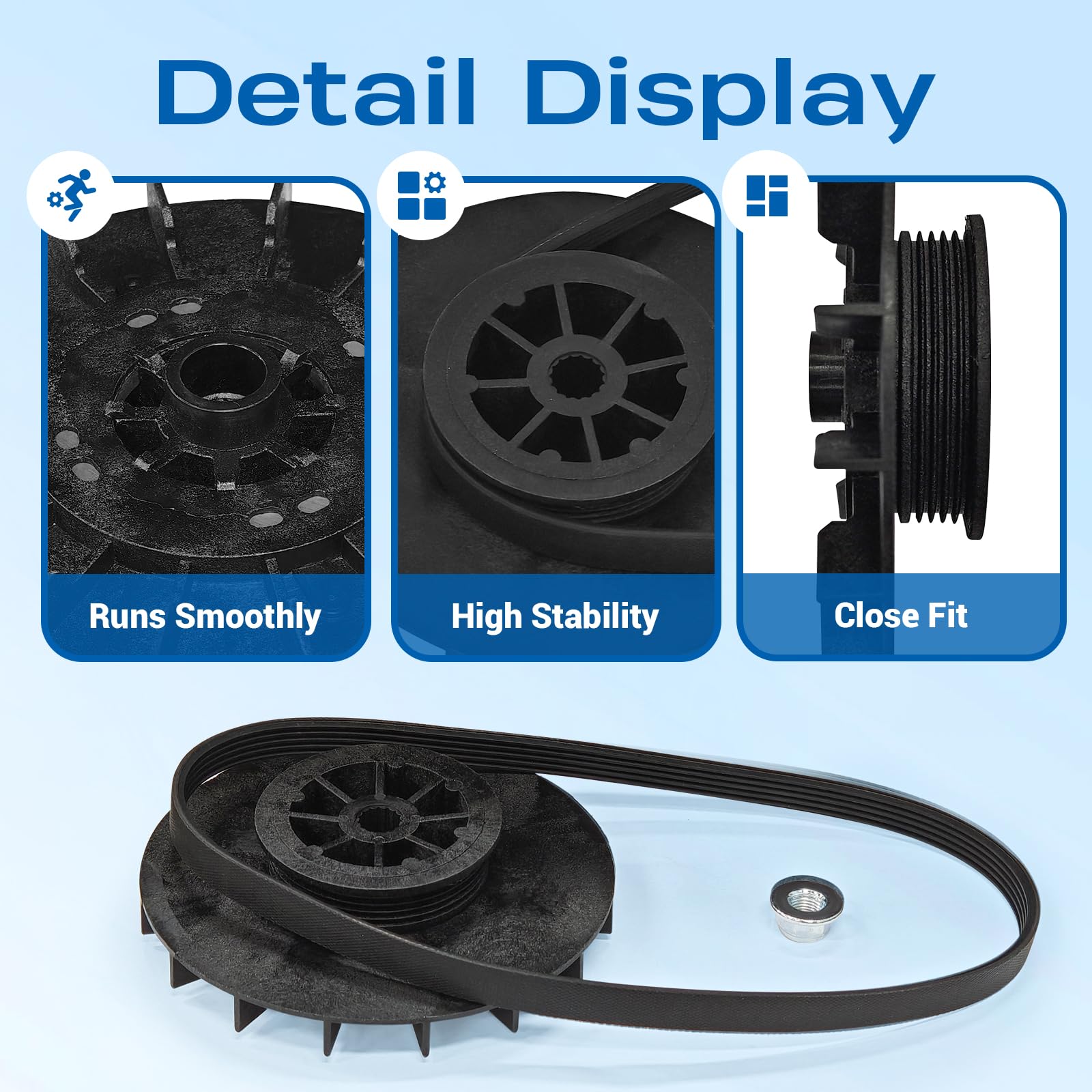 showingo installation in washer bottom view showing easy DIY swap and restored performance