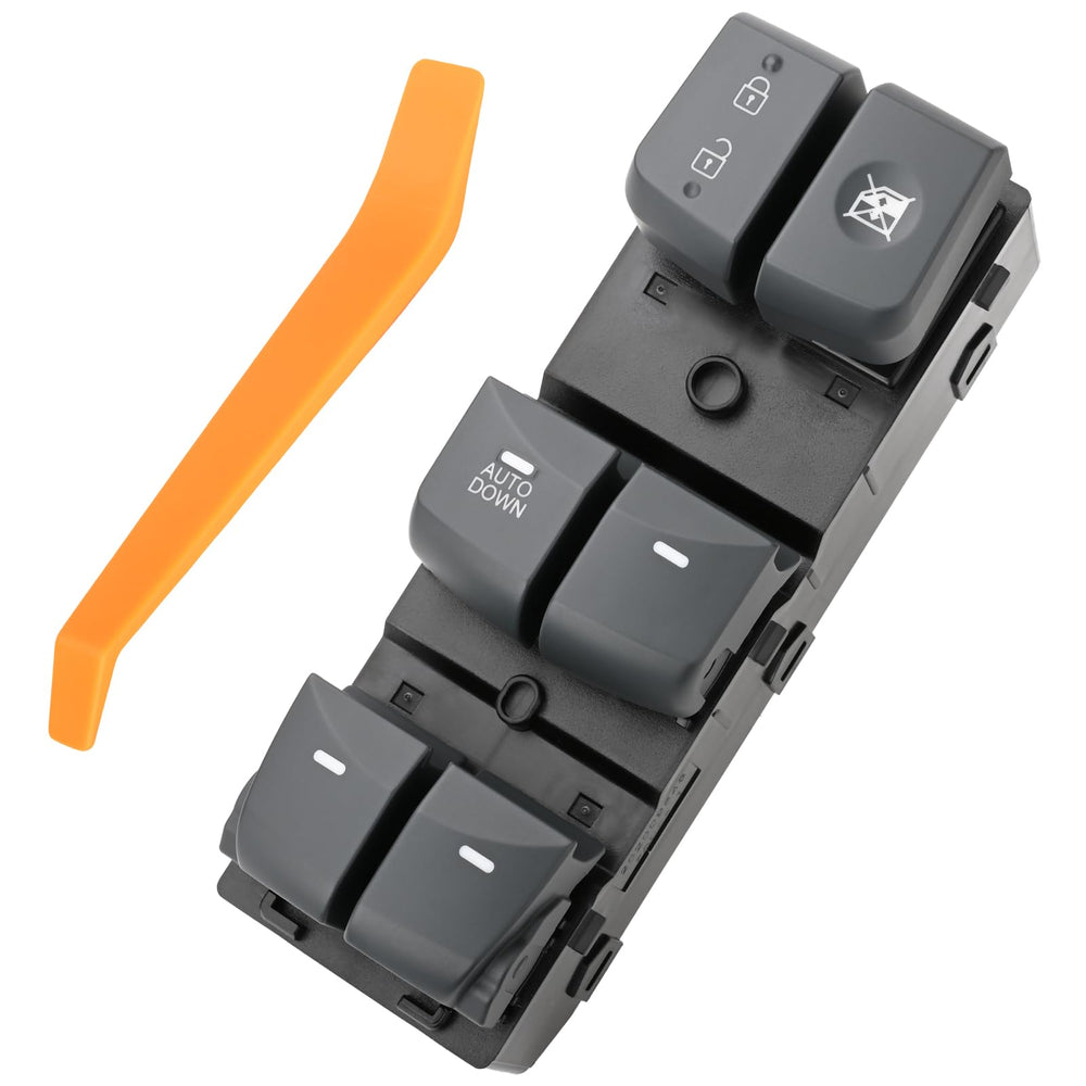 Sianxaido front panel view showing buttons and auto-down benefit
